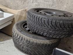 Hlavní foto k inzerátu č. 122855 - Prodam 2ks kompletni kola 185/60r15,vzorek 5mm....