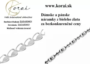 Inzerát č. 138552 - Náramky z bieleho zlata v internetovom zlatníctve Korai. ...