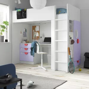 Inzerát č. 139028 - Prodám palandu a psací stůl SMASTAD z Ikea za 3000,- Kč. ...