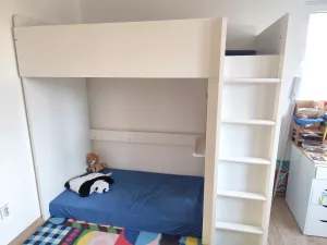 Další foto k inzerátu č. 139337 - Prodám vyvýšenou postel Stuva IKEA 90 x200, úlo...