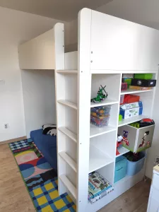 Další foto k inzerátu č. 139337 - Prodám vyvýšenou postel Stuva IKEA 90 x200, úlo...