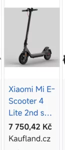 Inzerát č. 140397 - Nová elektrokoloběžka Xiaomi Electric Scooter 4 Lite (2nd...