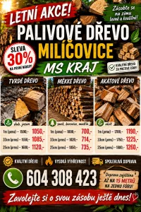 Inzerát č. 140401 - Prodám palivové dřevo levné dovezu až k vám domů vyložíme...