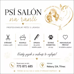 Inzerát č. 141729 - 🐾 Psí salón Na ranči – Nebory, Třinec 🐾    ❤️ V srpnu mám...