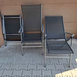 Inzerát č. 142056 - Prodám zahradní polohovací skládací křesla. Možno využít ...