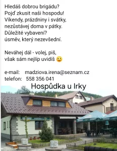 Inzerát č. 142079 - Hospůdka u Irky v Nýdku