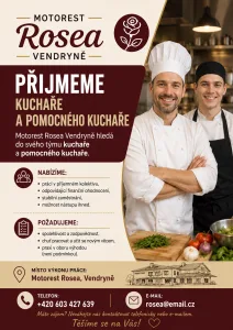 Inzerát č. 142331 - Přijmeme kuchaře/pomocného kuchaře