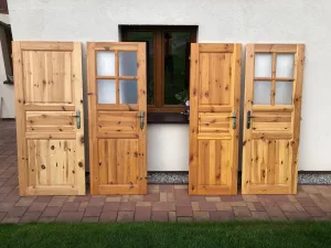 Inzerát č. 142338 - Prodám vnitřní dveře z masivu (borovice). Jedná se o 3 ks...