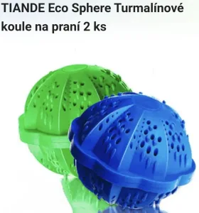Inzerát č. 142375 - Turmalínové prací koule TianDe Eco(2 ks)–nové  Prodám sad...