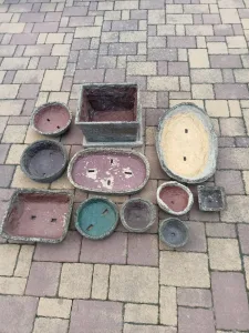 Inzerát č. 144067 - Prodám betonové misky. Kromě misek na obrázku mám ještě d...