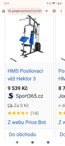 Inzerát č. 144663 - Posilovací stroj na prodej 2800.