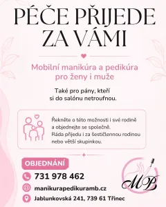 Inzerát č. 144914 - Pedikúra -Manikura, nově v budově za Magistrátem MT, Jabl...