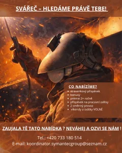 Inzerát č. 145166 - 🔥 SVÁŘEČ – HLEDÁME PRÁVĚ TEBE! 🔥  📍 TŘINEC | 2 SMĚNNÝ PRO...