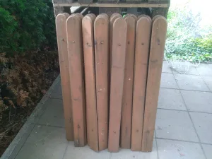 Inzerát č. 145496 - Dřevěná plotová výplň  Délka 110cm  Šířka 9,5cm  Tloušťka...